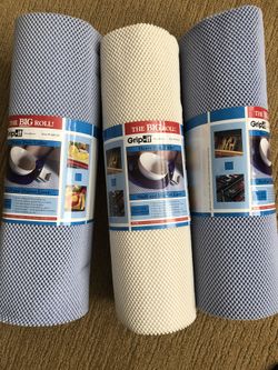 Three large rolls of pantry liners anti microbial heavy duty non slip