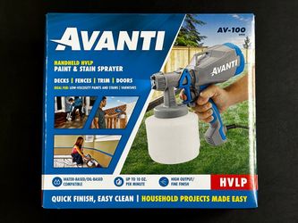 AVANTI HANDHELD HVLP PAINT AND STAIN SPRAYER KIT