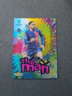 2023-24 Topps Finest Bradley Barcola The Man Rc Rookie France World Cup