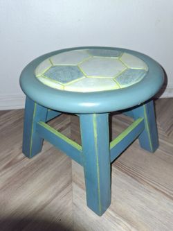 Custom stool for a Sounders fan