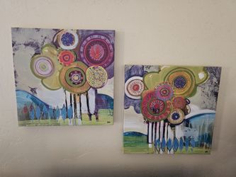 20 X 20 Colorful Art Canvas