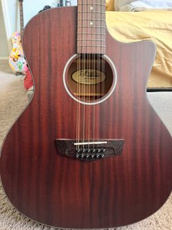 D’Angelico 12 String Acoustic-Electric Guitar