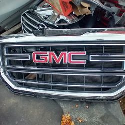 2016 The 2018 GMC 1500 Front Grill With Damage OEM Part