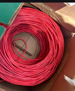 Honeywell Roll of cable genesis 16/2 solid shielded riser red low voltage 1000 feet roll