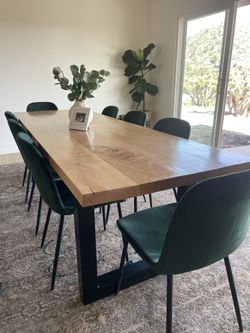 Custom Wood Or Concrete Table / Custom Kitchen Table/ Custom Exterior Table