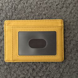 Yellow Gold Wallet . Holds 7 Cards