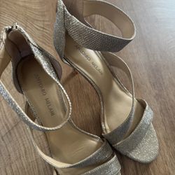 Antonio Melani Gold Dress Heels – Size 8M (Worn Once)
