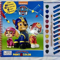 PAW Patrol Deluxe Poster Paint & Color - NEW