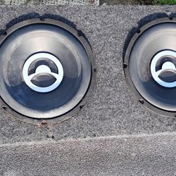 Competition Bazooka Speakers And Speaker Box.