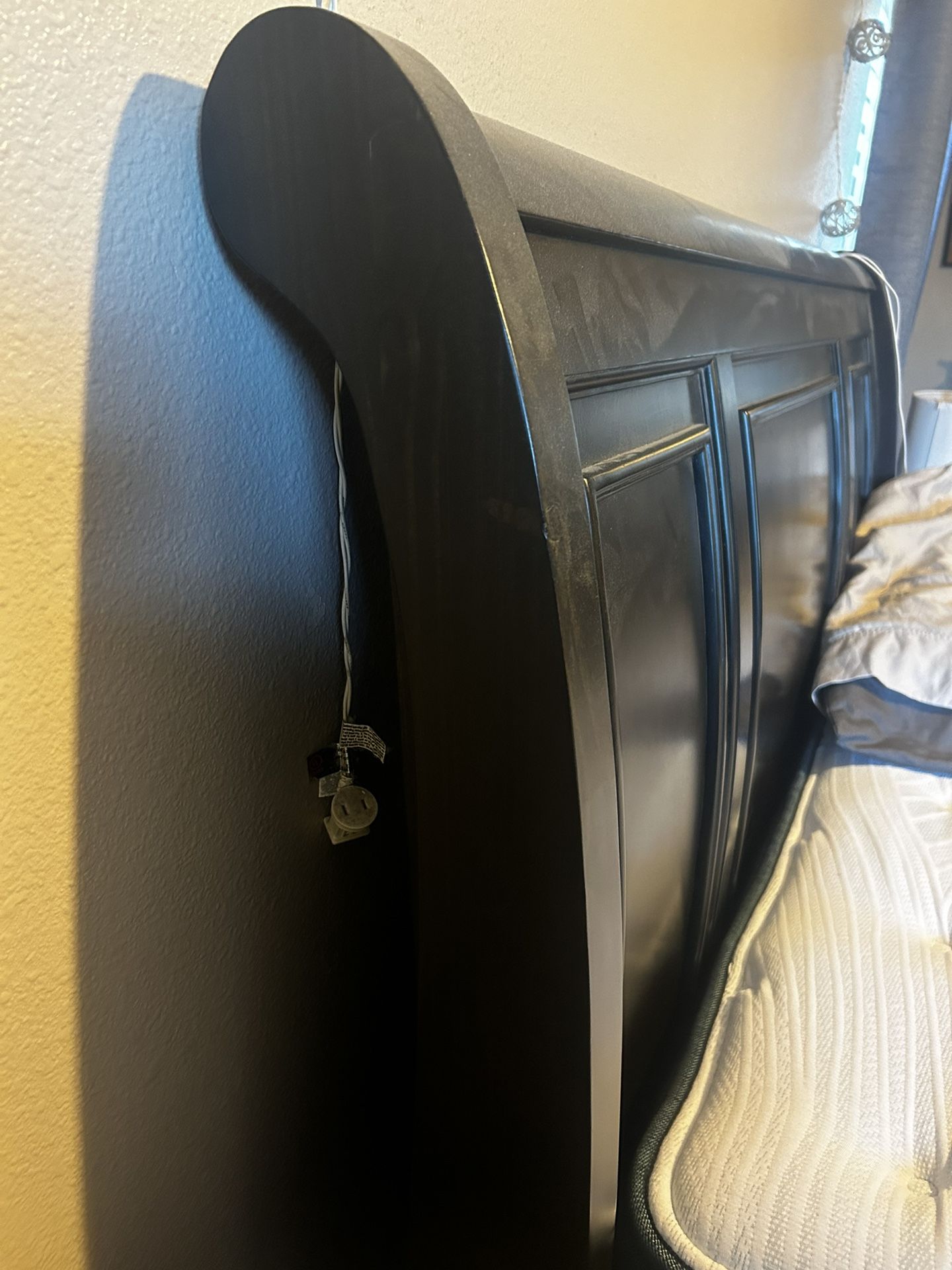 Bed Frame With Only Two Drawers In Front On The Bed Frame