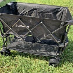 New Foldable Utility Wagon Cart 400L Capacity – Heavy Duty $60