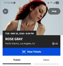Rose Gray  GA Ticket