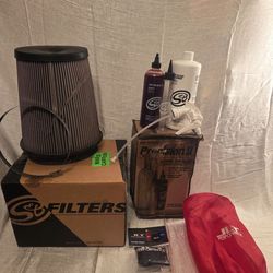Intake Replacement Filter, 2 Washable/Reusable Filter Wraps, Cleaning & Oiling Kit