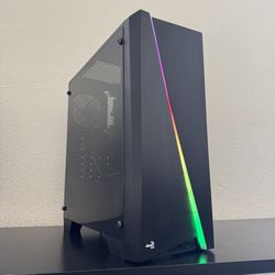 FAST Custom Entry Level Gaming PC Computer (i3 7100, 8GB RAM, RX 580 8GB, 256GB SSD)
