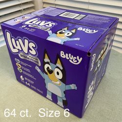 Luvs diapers bluey