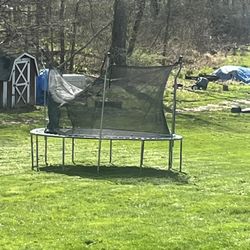 Used Trampoline W Net 