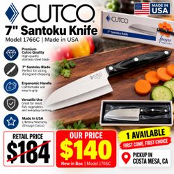 Cutco 7” Santoku Knife – NEW IN BOX – Made in USA