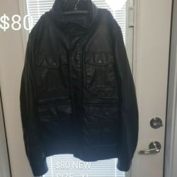 Black Leather Jacket For Mens NEW....NEW