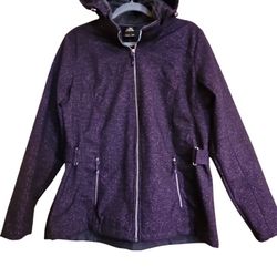 New Zeroxposur Purple Fleece Lined Jacket Sz Large Women's