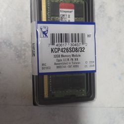 DDR4 32G Laptop Memory Ram KCP426SD8/32 by Kingston