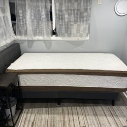 Full Size Bed W/ Mattress 