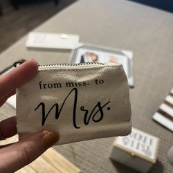 Miss To Mrs Coin Purse Or Money Keychain