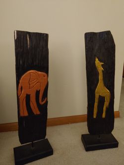 Abstract Wood Sculpture 