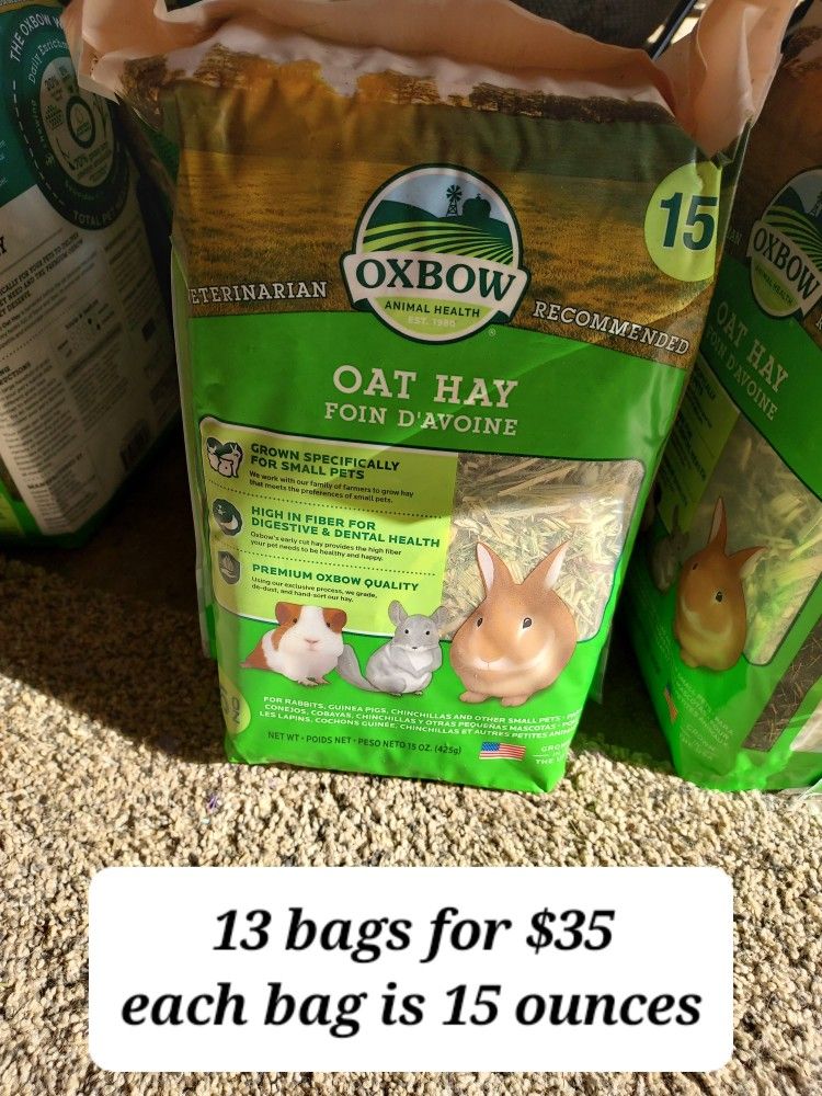 Hay for small animals & Rabbit food