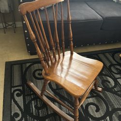 Small Wood Rocking Chair 