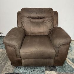 Recliner Chair Free Delivery Brown