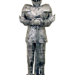 7’ Knight in Shining Armor Statue in Sheet Metal
