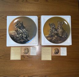 Sheena and Sheena’s Cubs Collectible Plates