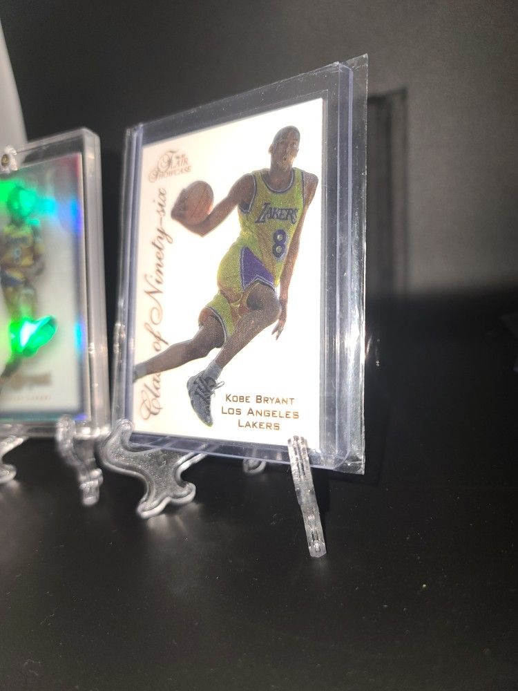 Kobe Bryant RC ROOKIES RARE ON CARD AUTO #/50 !! REFRACTOR PLATINUM #/100 !! RUBY PRIZMS #/350 MINT+