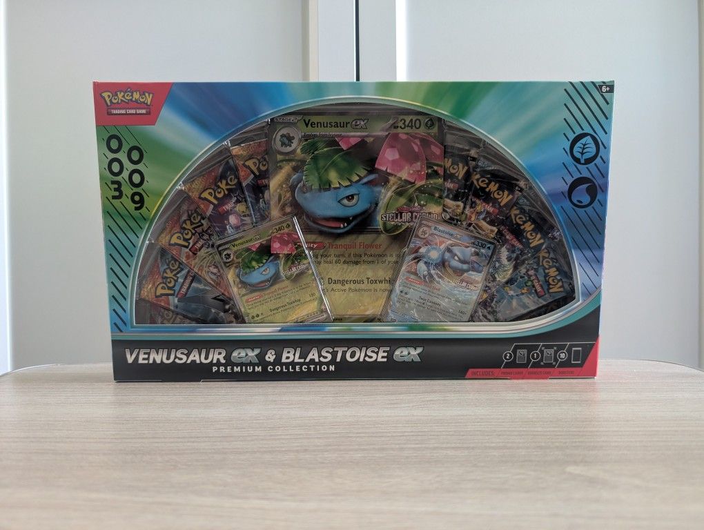 Venusaur ex & Blastoise ex Premium Collection (Pokemon)