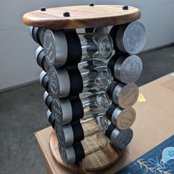 Revolving 20-jar Spice rack
