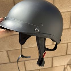 Motorcycle Helmet DOT Half Helmet for Adult Men Women Open-Face Half Face Helmet for Cruiser Scooter Chopper, DOT Approved M