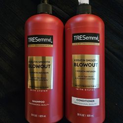 $7 For Both - Tresemme Keratin Smooth Blowout Shampoo And Conditioner 28oz