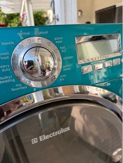 Electrolux Teal Front Load Dryer