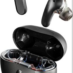 Skullcandy Rail ANC Wireless Earbuds, Bluetooth Headphones, Active Noise Cancelling, Up to 38 Hours Battery, Microphone for iPhone Android, Customizab