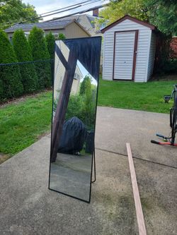 Full-length standing mirror