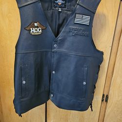 Leather Vest 3x