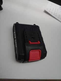 rechargeable lithium-ion battery pack designed for cordless power tools.