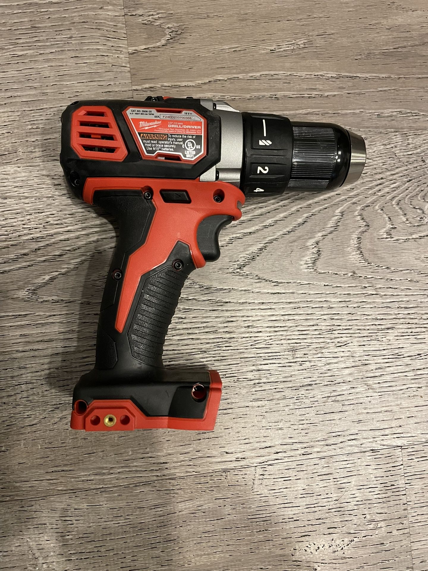 New Milwaukee Drill M18 Tool Only Solo Herramienta