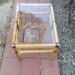 coffee table or end table with glass