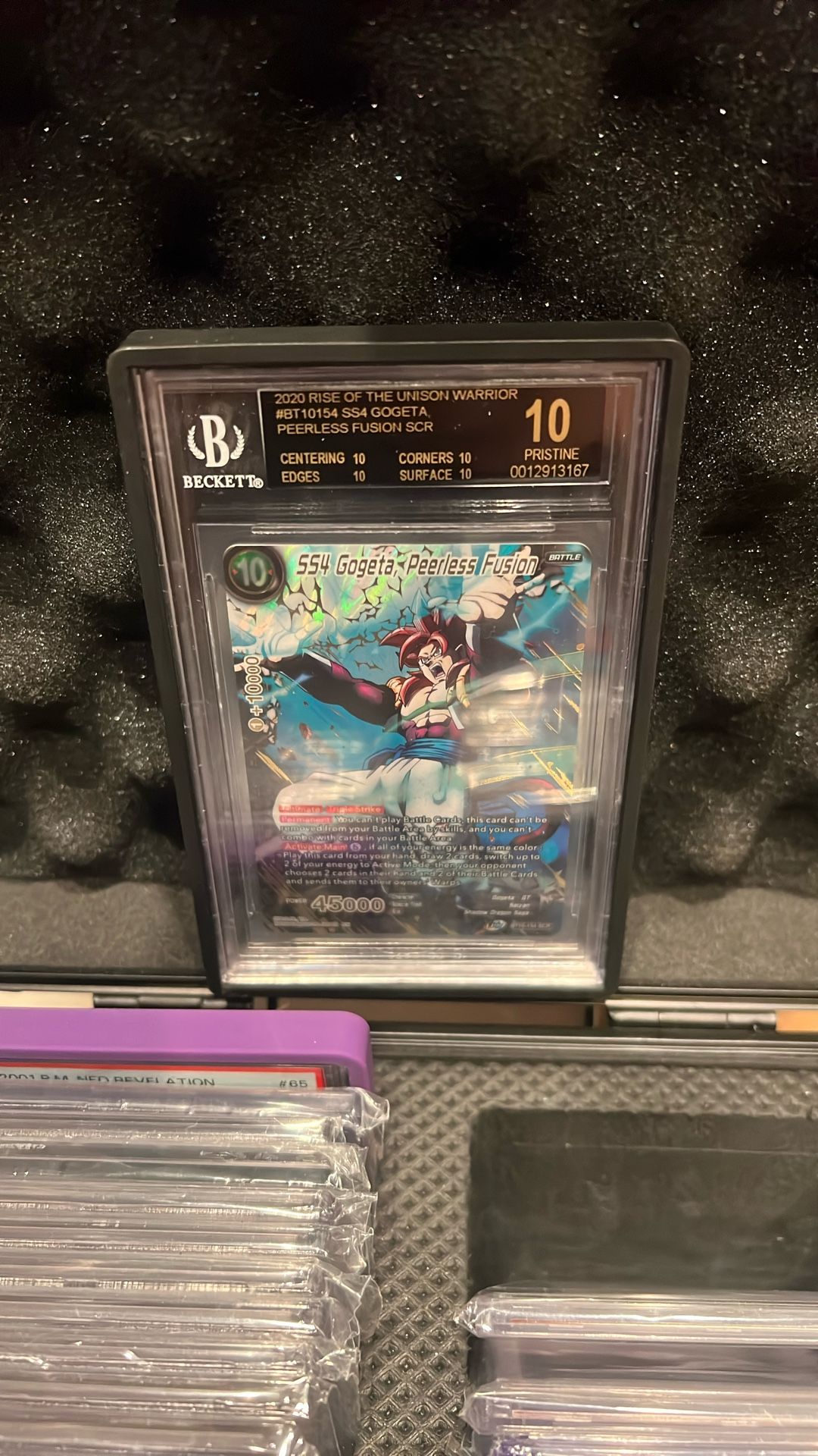 Dragon Ball SS4 Gogeta 1st Edition BGS Black
