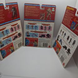 1987 Captain Power Figuring Backings With Card