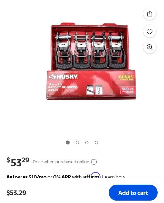 Husky Tie Down Straps