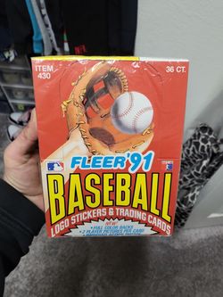 Fleer '91 still in celophane
