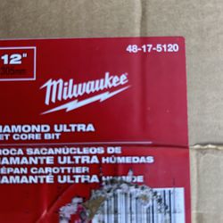 Milwaukee 12” Diamond Core Bit 48-17-5120