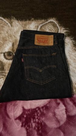 Black 501’s size 34 by 30